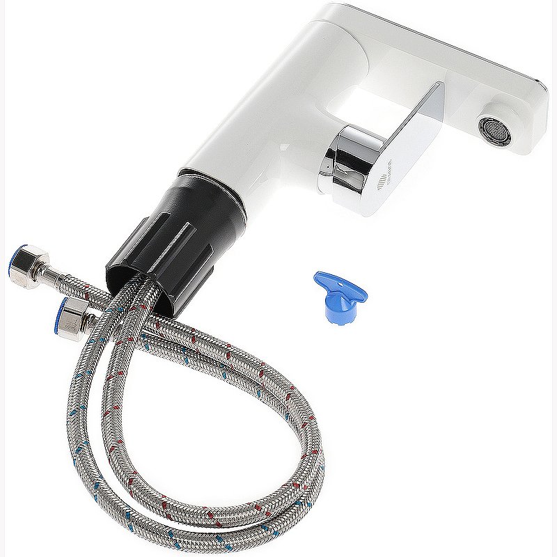 Смеситель для раковины OneLife P08-021w полимерный Смеситель для раковины OneLife P08-021w полимерный