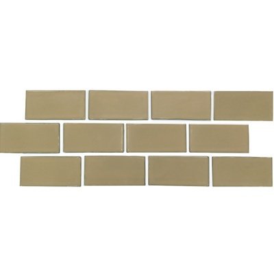 Мозаика PQ73150-05 керамика глянцевая (73*150) 315*310 сетка