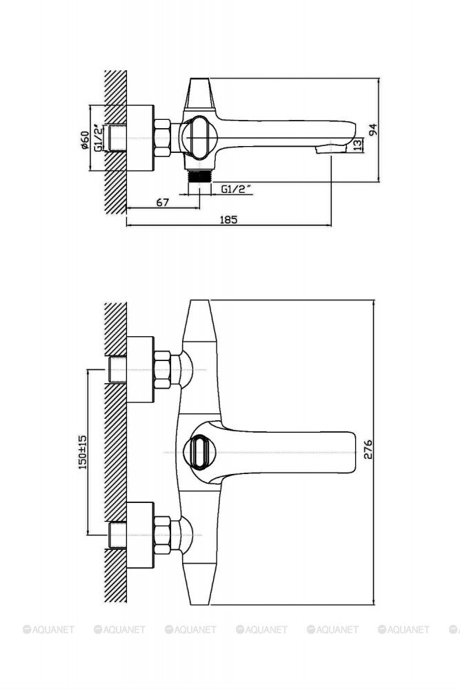 Смеситель для ванны/душа Orange Lotos M32-100cr с душевым набором Смеситель для ванны/душа Orange Lotos M32-100cr с душевым набором