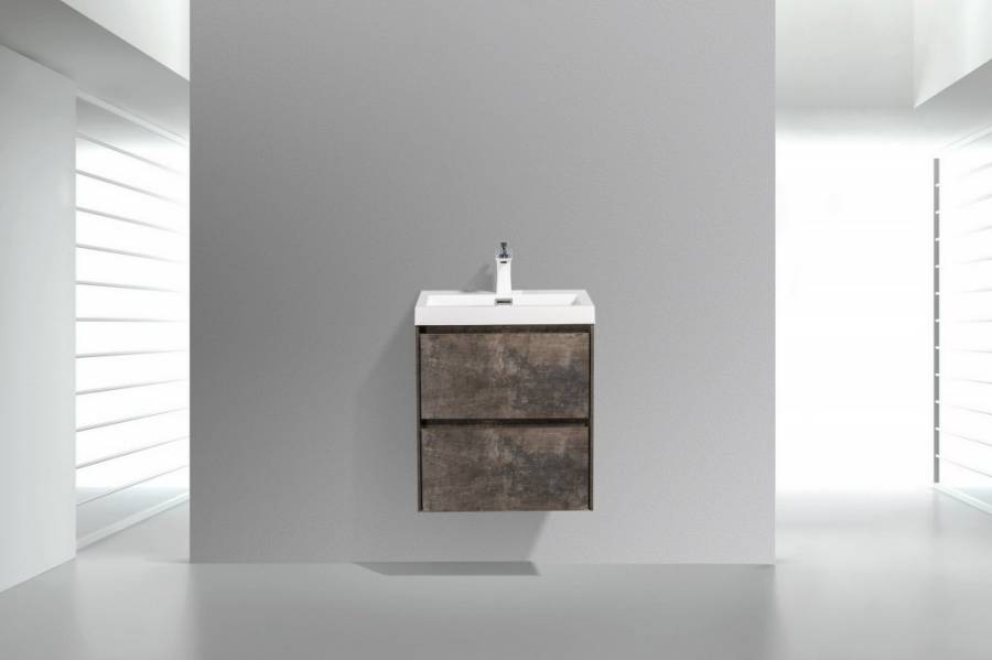 Тумба с раковиной подвесная BelBagno PIETRA MINI 50 Stone, раковина белая Тумба с раковиной подвесная BelBagno PIETRA MINI 50 Stone, раковина белая