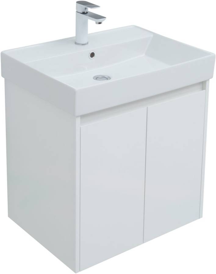Мебель для ванной Aquanet Nova Lite 60 белый глянец (2 дверцы) Мебель для ванной Aquanet Nova Lite 60 белый глянец (2 дверцы)