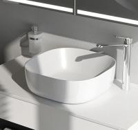 M8FWCC30430WG Func Раковина накладная, квадрат, 43 см, цвет Белый глянец