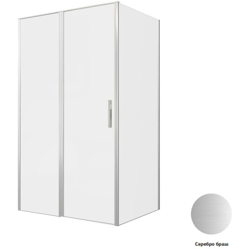 Душевой уголок Allen Brau Priority 120x90 3.31032.BA + 3.31044.BA серебро браш Душевой уголок Allen Brau Priority 120x90 3.31032.BA + 3.31044.BA серебро браш