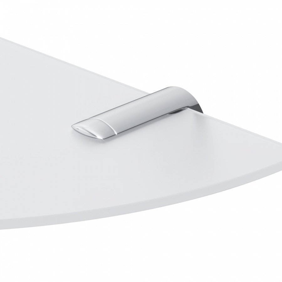 A8434900 X-Joy Угловая стеклянная полка, 20 см A8434900 X-Joy Угловая стеклянная полка, 20 см