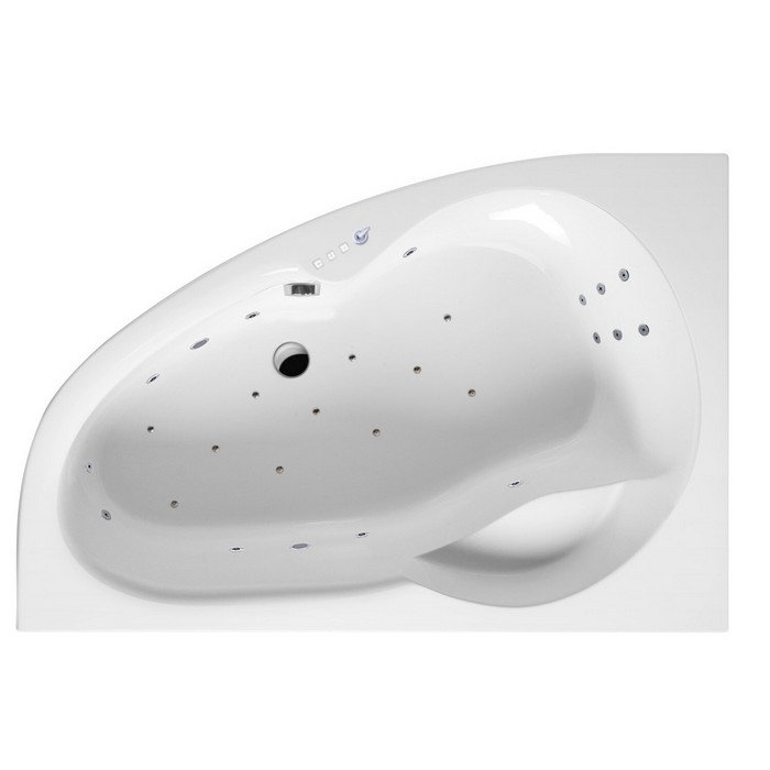 Ванна EXCELLENT Newa 160x95 (левая) "ULTRA" (хром) Ванна EXCELLENT Newa 160x95 (левая) "ULTRA" (хром)