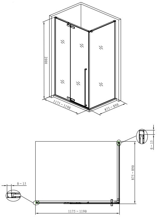 Душевой уголок Allen Brau Fantasy 120x90 3.11003-00 хром Душевой уголок Allen Brau Fantasy 120x90 3.11003-00 хром