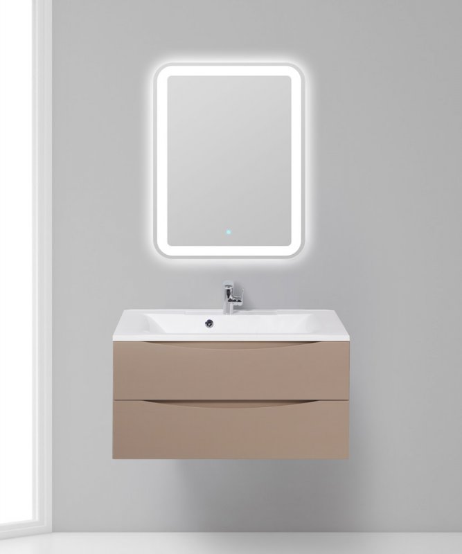 Тумба с раковиной подвесная BelBagno MARINO 90 Nero Lucido, раковина белая Тумба с раковиной подвесная BelBagno MARINO 90 Nero Lucido, раковина белая