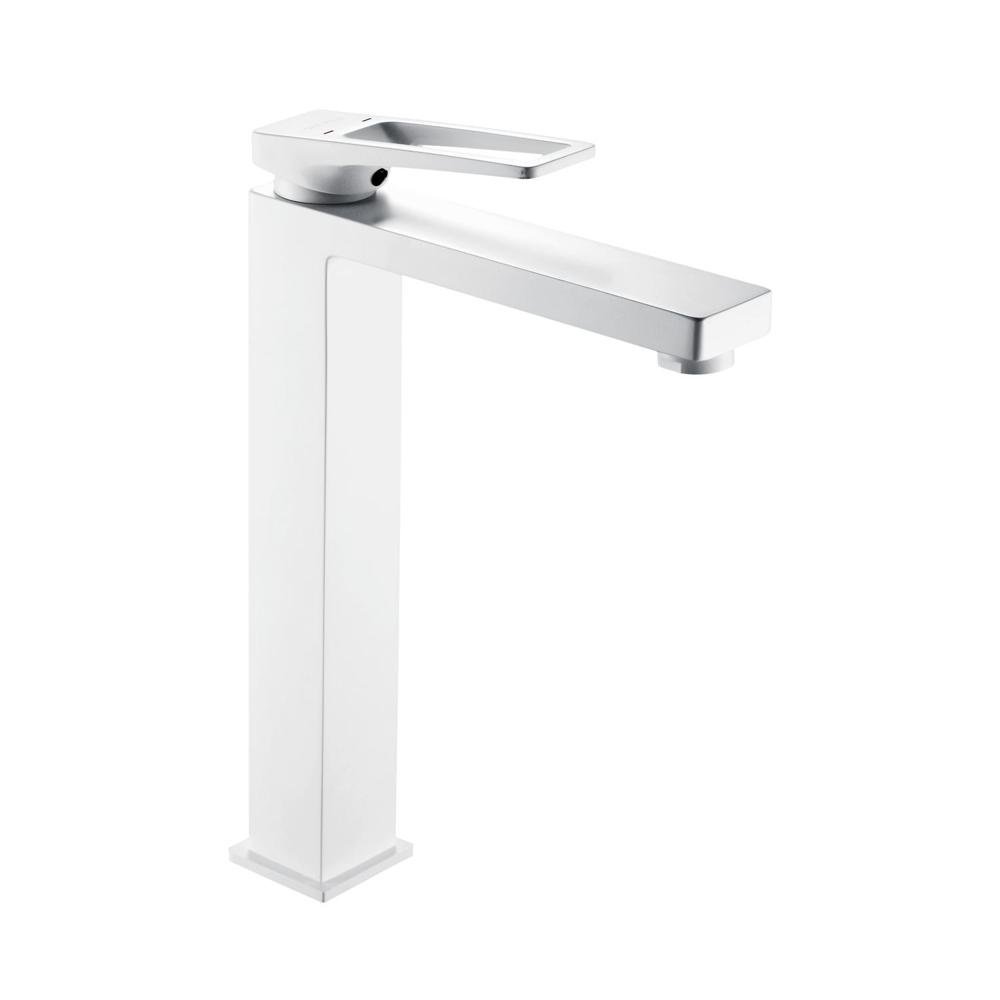 Смеситель для раковины латунь, белый S6811С Смеситель для раковины латунь, белый S6811С