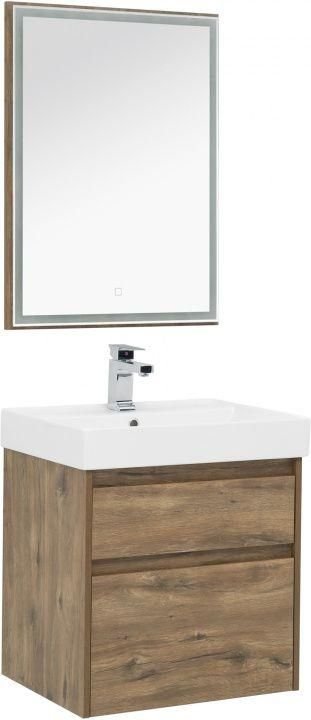 Мебель для ванной Aquanet Nova Lite 60 дуб рустикальный (2 ящика) Мебель для ванной Aquanet Nova Lite 60 дуб рустикальный (2 ящика)
