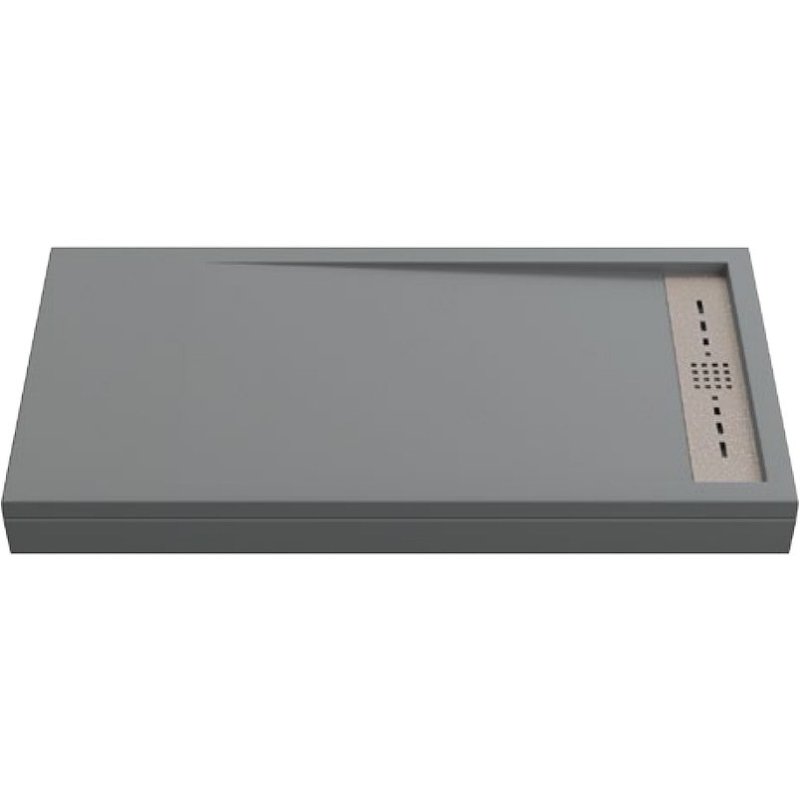 Душевой поддон Creto Scala 120x80 прямоугольный, серый Душевой поддон Creto Scala 120x80 прямоугольный, серый