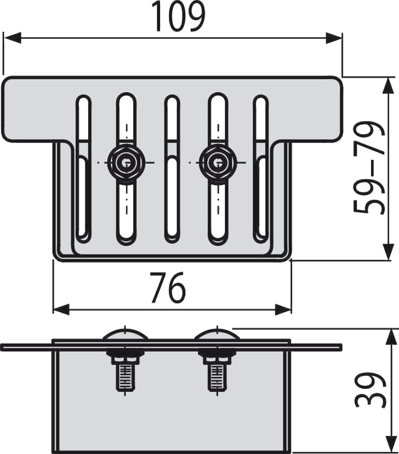 Заглушка для дренажных желобов 100 мм, оцинкованная сталь Заглушка для дренажных желобов 100 мм, оцинкованная сталь