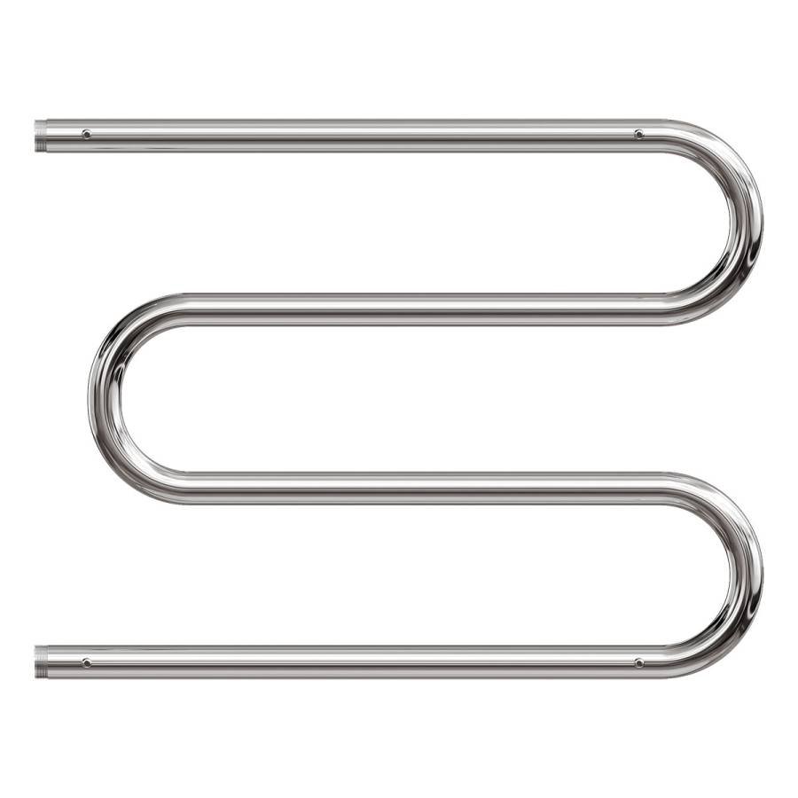 Полотенцесушитель водяной Point PN38666P 600x600 М-образный (1") с полкой, хром Полотенцесушитель водяной Point PN38666P 600x600 М-образный (1") с полкой, хром