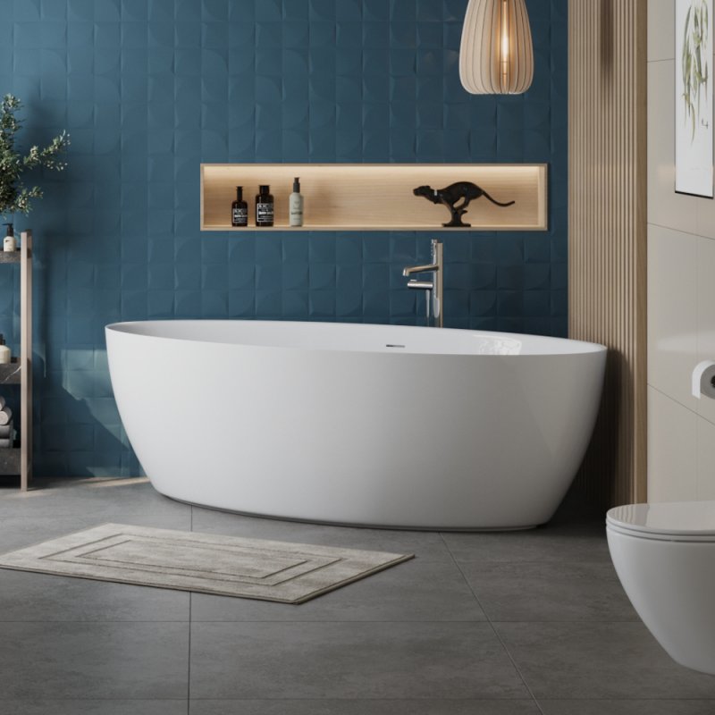 Акриловая ванна BELBAGNO BB707-1860-880 Акриловая ванна BELBAGNO BB707-1860-880