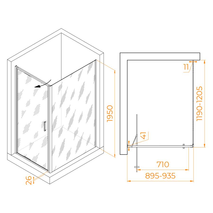 Душевой уголок  90*120*195 RGW SV-145B (SV-05B + Z-050-2B) Прямоуг./Чёрный/Прозрачное/8 мм (Easy) Душевой уголок  90*120*195 RGW SV-145B (SV-05B + Z-050-2B) Прямоуг./Чёрный/Прозрачное/8 мм (Easy)