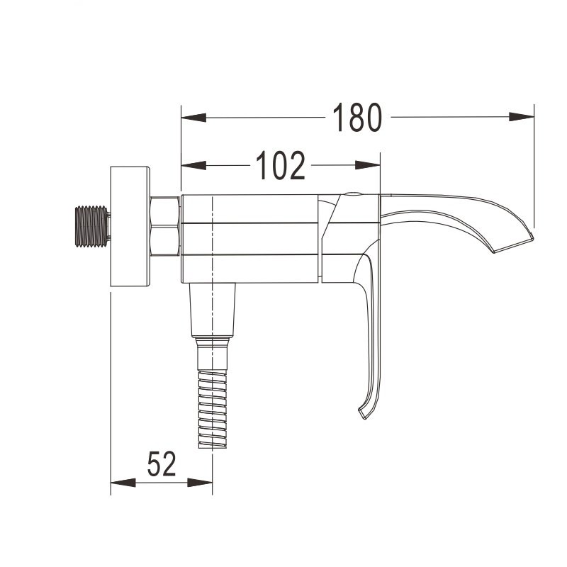 Смеситель для ванны, латунь R1702 Смеситель для ванны, латунь R1702