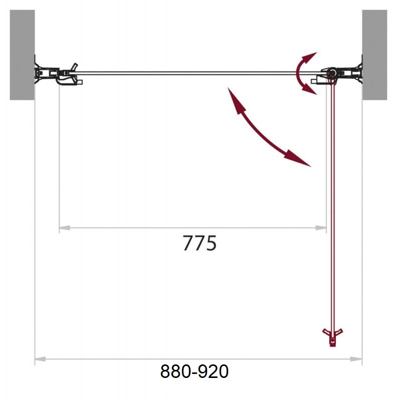 Душевая дверь BelBagno SELA-B-1-90-C-Cr Душевая дверь BelBagno SELA-B-1-90-C-Cr