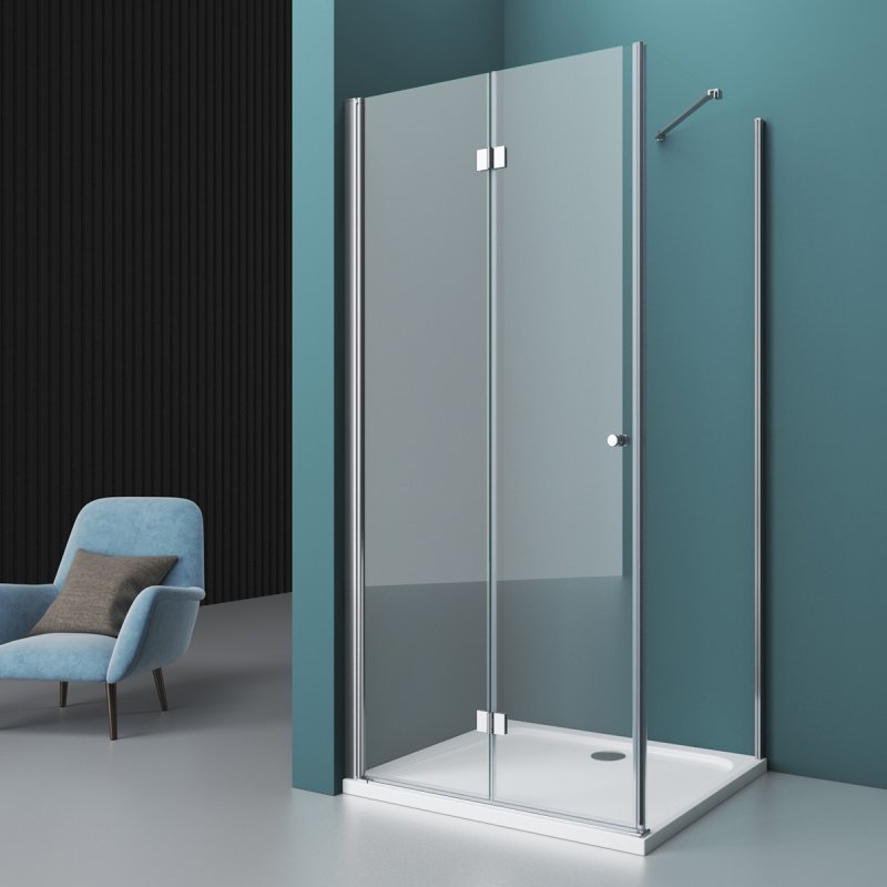 Душевой уголок BelBagno ALBANO-AS-1-80-C-Cr Душевой уголок BelBagno ALBANO-AS-1-80-C-Cr