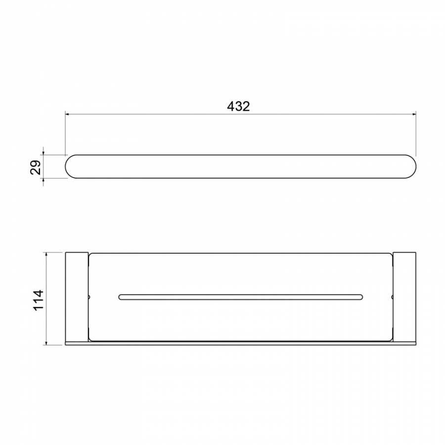 Полка Timo Saona 13073/18 черное золото Полка Timo Saona 13073/18 черное золото