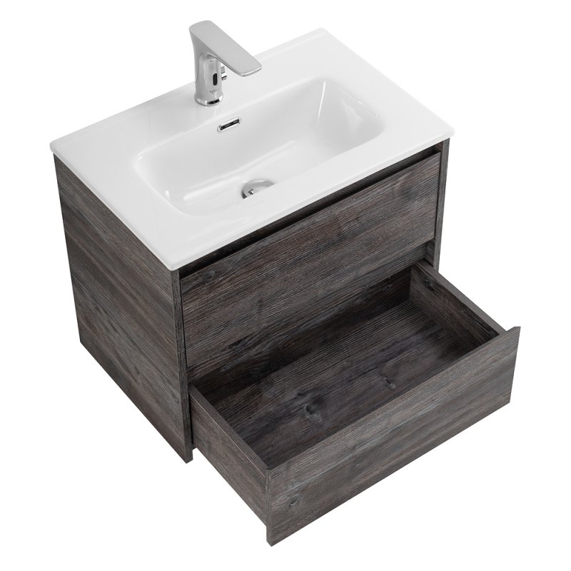 Тумба с раковиной подвесная BelBagno KRAFT 39-60 Bianco Opaco, раковина белая Тумба с раковиной подвесная BelBagno KRAFT 39-60 Bianco Opaco, раковина белая