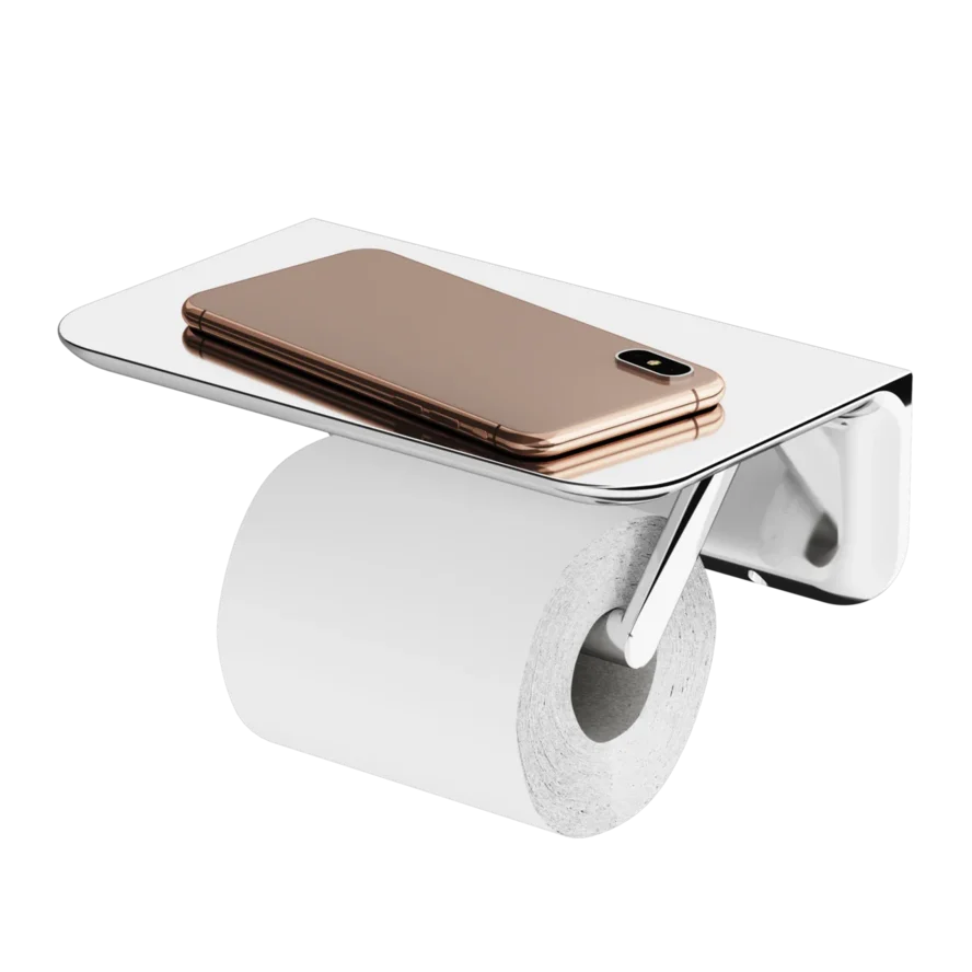 A30341500 Sensation, Держатель для туалетной бумаги с полкой, хром, шт A30341500 Sensation, Держатель для туалетной бумаги с полкой, хром, шт