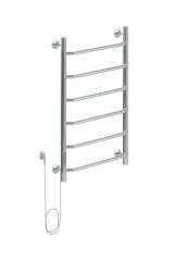 Полотенцесушитель электрический Aquanet Fiona 80х50 Тэн слева