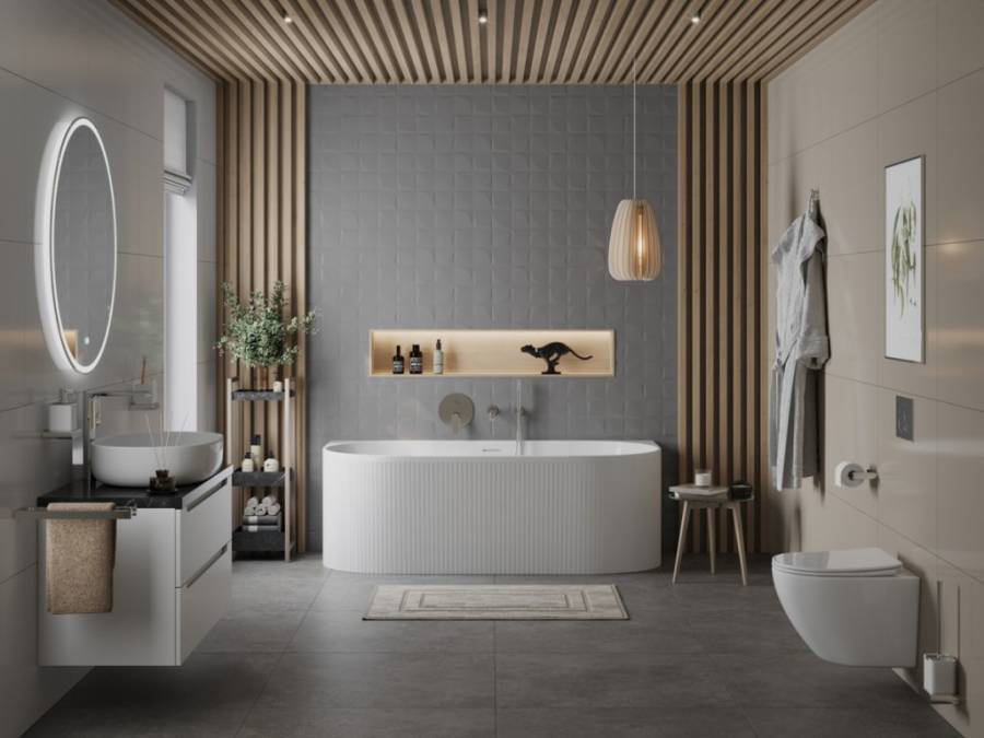 Акриловая ванна BELBAGNO BB412-1700-800-MATT, пристенная, белая матовая Акриловая ванна BELBAGNO BB412-1700-800-MATT, пристенная, белая матовая