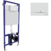 Инсталляция Berges Novum + клавиша смыва F1 белая, 040250 Инсталляция Berges Novum + клавиша смыва F1 белая, 040250