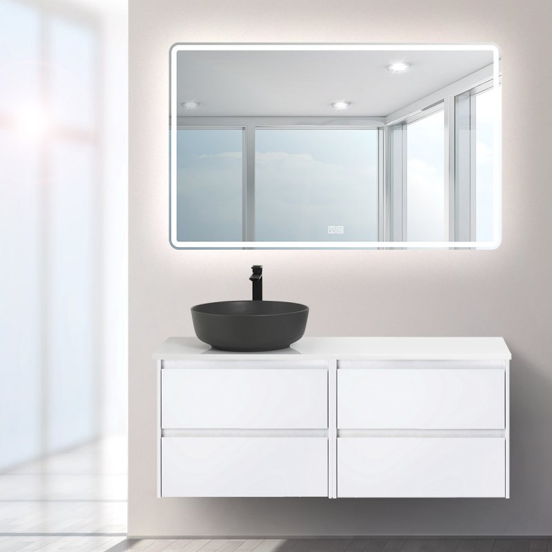 Столешница из МДФ BelBagno EK-120-AS-BL-R Bianco Lucido Столешница из МДФ BelBagno EK-120-AS-BL-R Bianco Lucido
