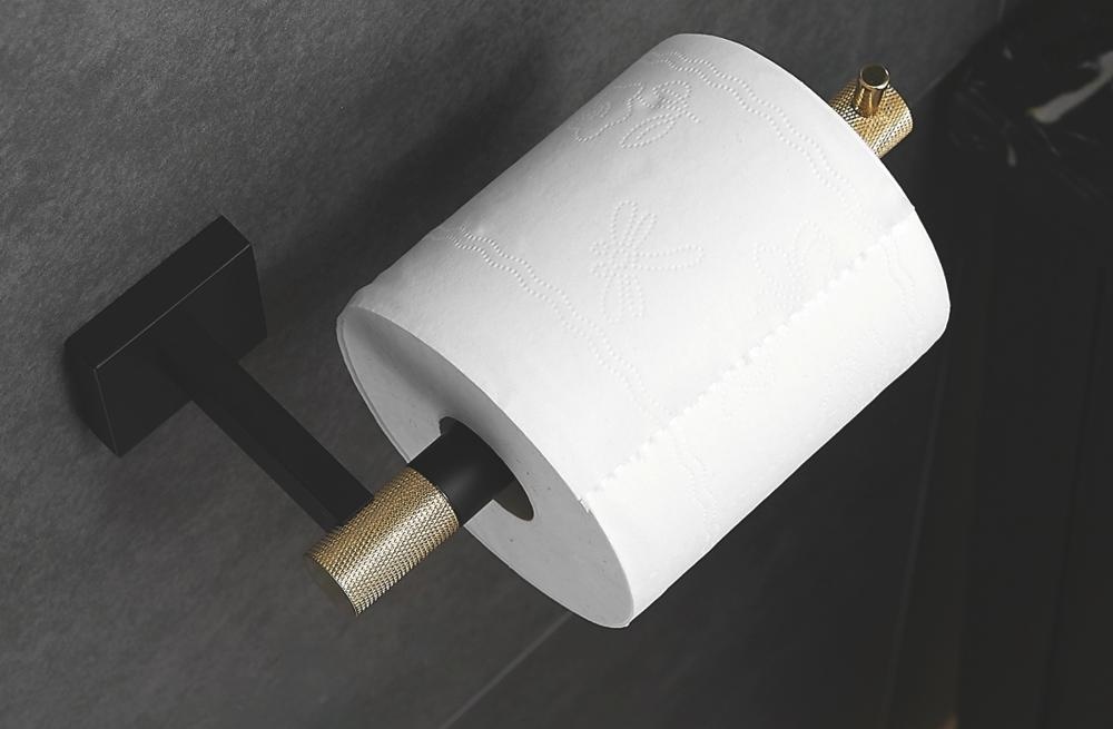 Бумагодержатель, RG3005H Rose, Золото с черным Бумагодержатель, RG3005H Rose, Золото с черным