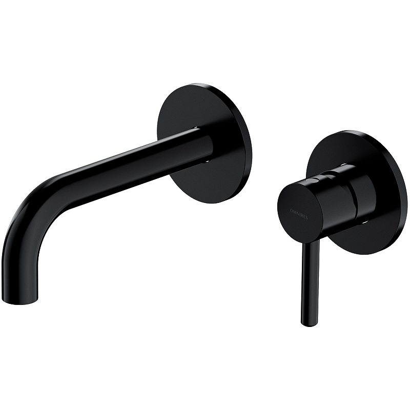Смеситель для умывальника скрытого монтажа OMNIRES Y Y1215HBL (черный) Смеситель для умывальника скрытого монтажа OMNIRES Y Y1215HBL (черный)