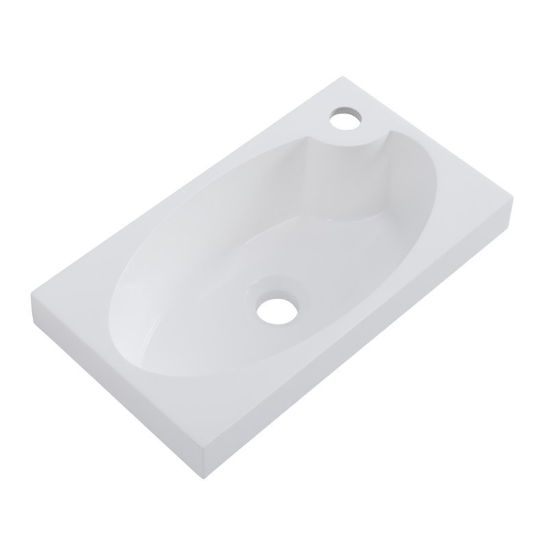 Тумба с раковиной подвесная с дверкой BelBagno PIETRA MINI 46-L Stucco Cemento, раковина белая Тумба с раковиной подвесная с дверкой BelBagno PIETRA MINI 46-L Stucco Cemento, раковина белая