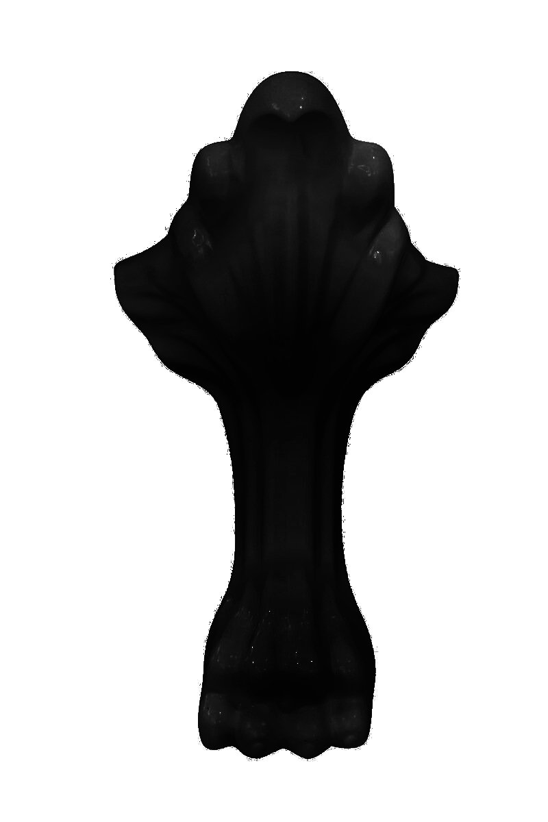 Ножки каменные для ванны "Венеция/Марсель" (черные)  Ножки каменные для ванны "Венеция/Марсель" (черные)