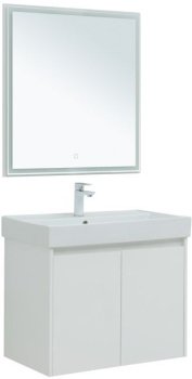 Мебель для ванной Aquanet Nova Lite 75 белый глянец (2 дверцы) Мебель для ванной Aquanet Nova Lite 75 белый глянец (2 дверцы)