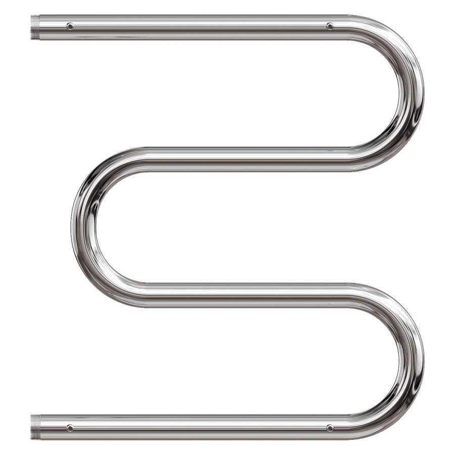 Полотенцесушитель водяной Point PN38556P 500x600 М-образный (1") с полкой, хром Полотенцесушитель водяной Point PN38556P 500x600 М-образный (1") с полкой, хром