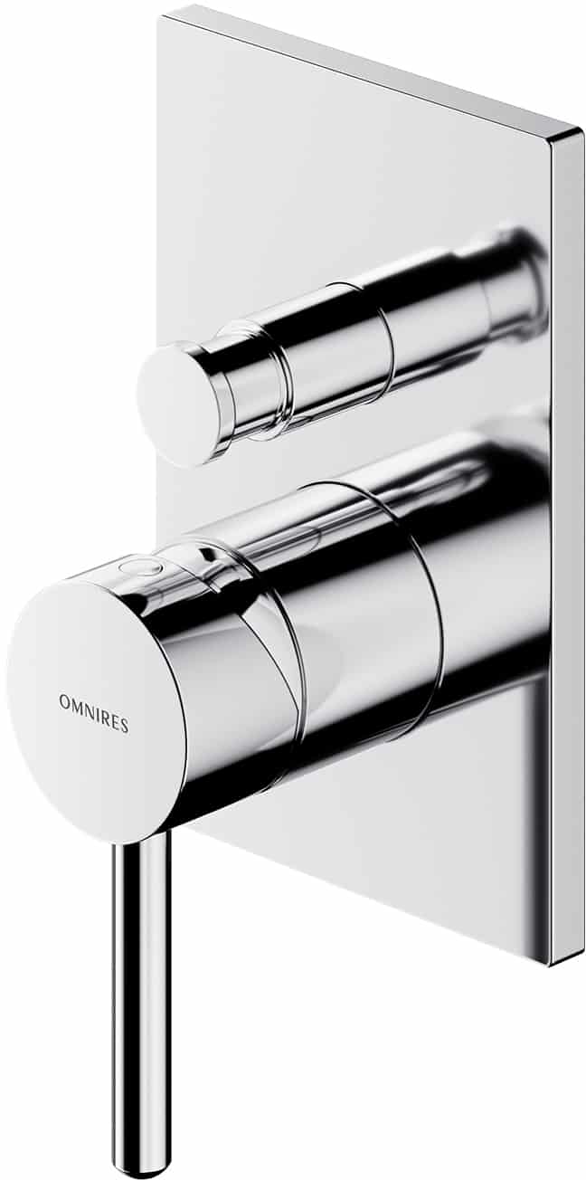 Смеситель для душа скрытого монтажа OMNIRES Y Y1235_KCR (хром) Смеситель для душа скрытого монтажа OMNIRES Y Y1235_KCR (хром)