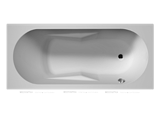 Акриловая ванна Riho Lazy 170x75 см R Plug&Play Акриловая ванна Riho Lazy 170x75 см R Plug&Play