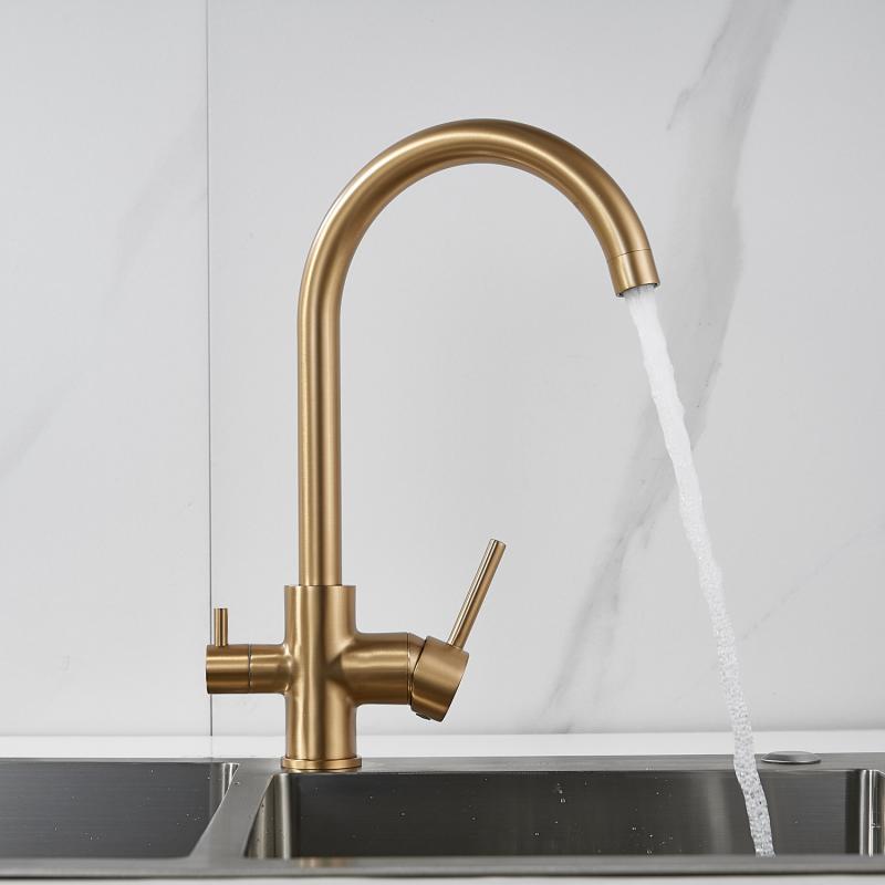 Смеситель для кухни со встроенным фильтром (краном) под питьевую воду Shevanik S128 S128G Смеситель для кухни со встроенным фильтром (краном) под питьевую воду Shevanik S128 S128G