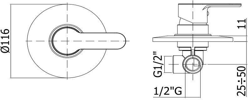 Набор смесителей Paffoni Blu 3 в 1 (сет 12) (с внутренней частью) Набор смесителей Paffoni Blu 3 в 1 (сет 12) (с внутренней частью)