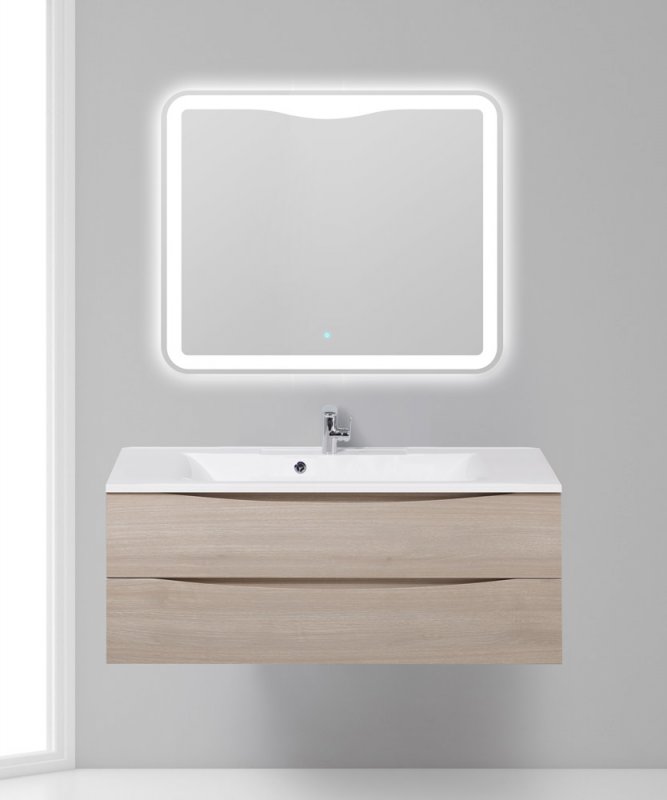 Тумба с раковиной подвесная BelBagno MARINO 120 Rovere Nature, раковина белая Тумба с раковиной подвесная BelBagno MARINO 120 Rovere Nature, раковина белая