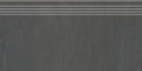 Ступень Гварди антрацит матовый обрезной 30x60x0,9