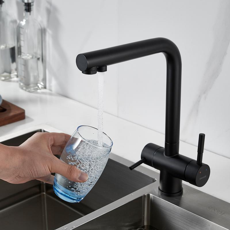 Смеситель для кухни со встроенным фильтром (краном) под питьевую воду Shevanik S468 S468H Смеситель для кухни со встроенным фильтром (краном) под питьевую воду Shevanik S468 S468H