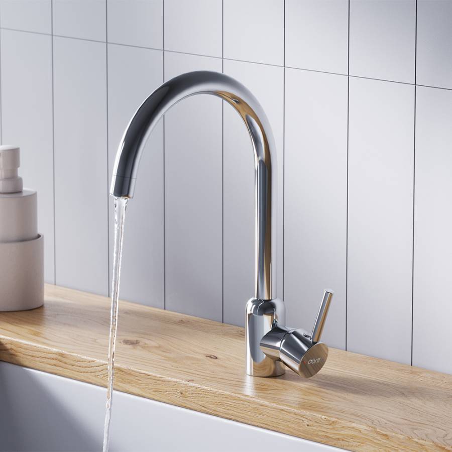 D3007000 Logic кухонный смеситель поворотный, хром D3007000 Logic кухонный смеситель поворотный, хром