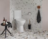 Комплект углового унитаза Arkitekt, сиденье микролифт, механизм 3/6 л