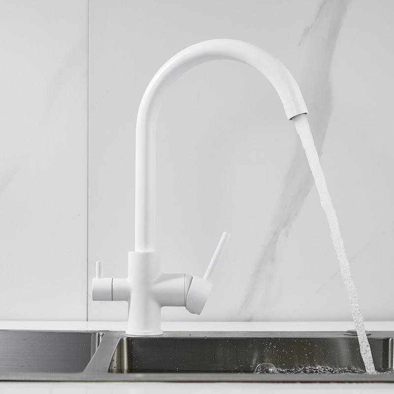 Смеситель для кухни со встроенным фильтром (краном) под питьевую воду Shevanik S128 S128C Смеситель для кухни со встроенным фильтром (краном) под питьевую воду Shevanik S128 S128C