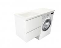 Тумба подвесная под умывальник Dallas Luxe 1050х482 2 ящика (ШхГхВ) 408х476х607