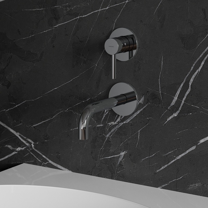 Смеситель для умывальника скрытого монтажа OMNIRES Y Y1215NCR (хром) Смеситель для умывальника скрытого монтажа OMNIRES Y Y1215NCR (хром)