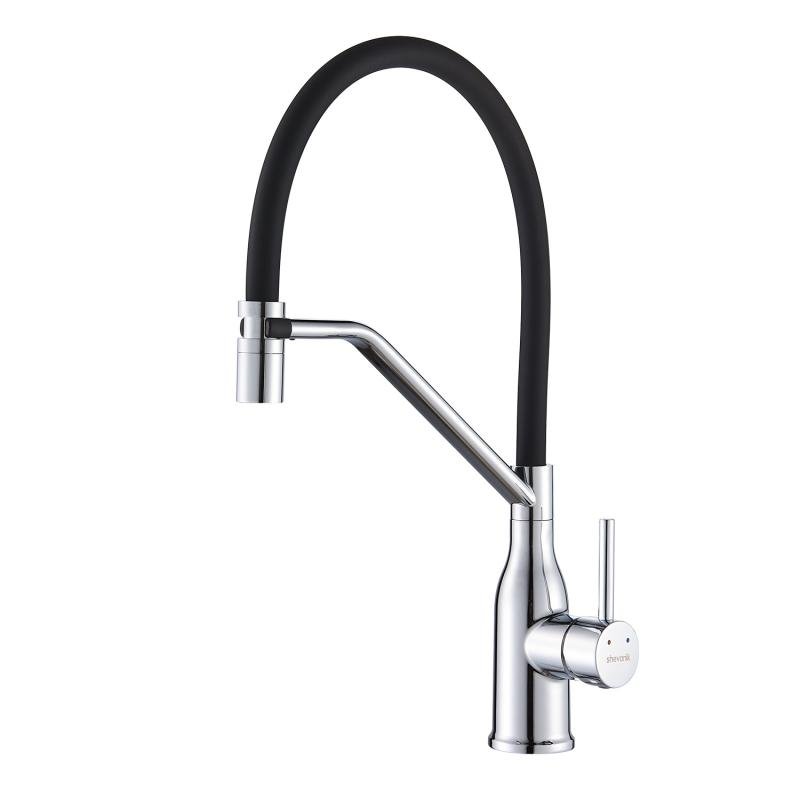 Смеситель для кухни с гибким изливом Shevanik S343-3 Смеситель для кухни с гибким изливом Shevanik S343-3