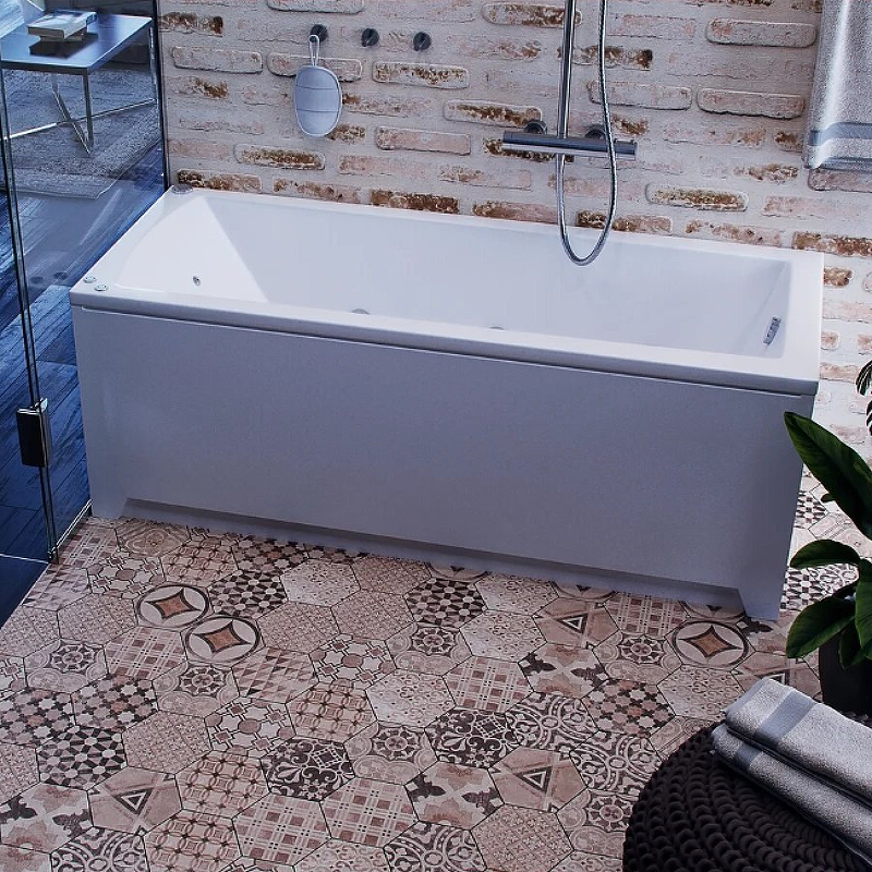 Ванна  Либра-170х70 NEW пустая с фр.экр. (слив справа) Ванна  Либра-170х70 NEW пустая с фр.экр. (слив справа)