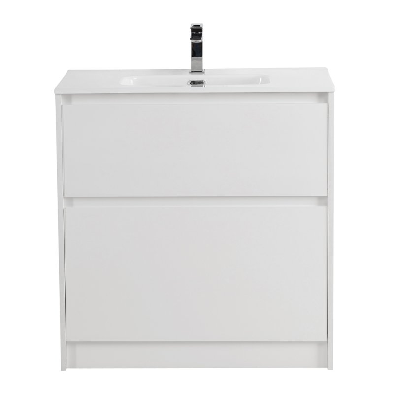 Тумба с раковиной напольная BelBagno KRAFT 39 80 Bianco Opaco, раковина белая Тумба с раковиной напольная BelBagno KRAFT 39 80 Bianco Opaco, раковина белая