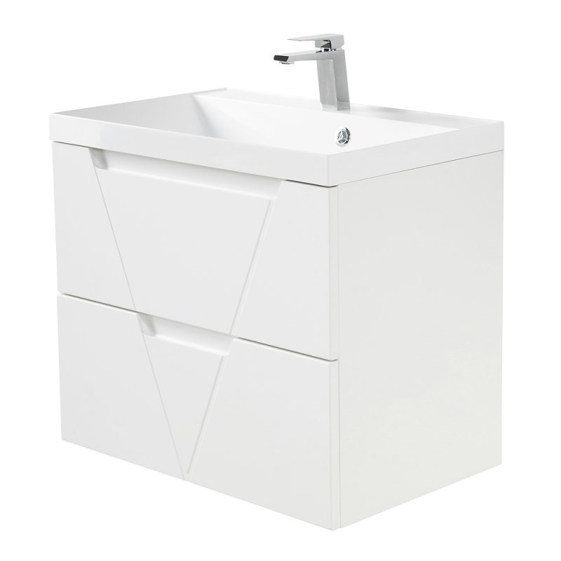 Тумба с раковиной подвесная BelBagno VITTORIA 70 Pino, раковина белая Тумба с раковиной подвесная BelBagno VITTORIA 70 Pino, раковина белая